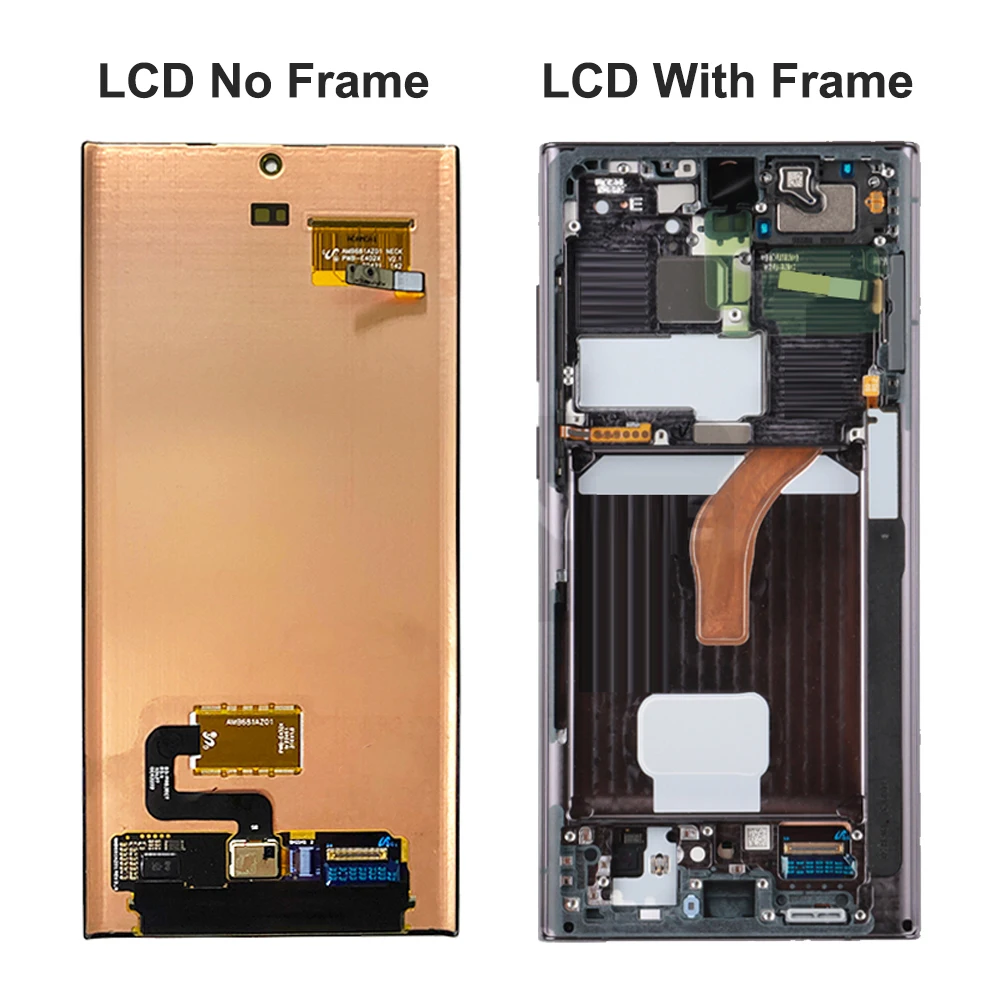 S22 Ultra 6.8\'\'For Samsung For  S908 S908B S908U S908W S908E LCD Display Touch Screen Digitizer Assembly Replacement