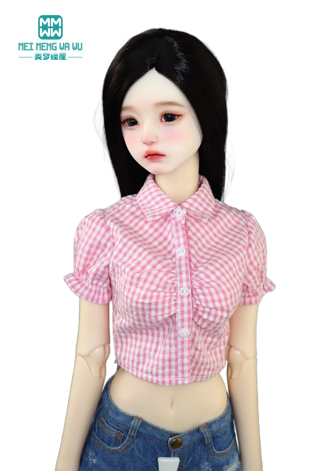 

Подходит для куклы 43-60 см 1/3 1/4 DD SD MSD, стильные мятые рубашки, подарок для девочки
