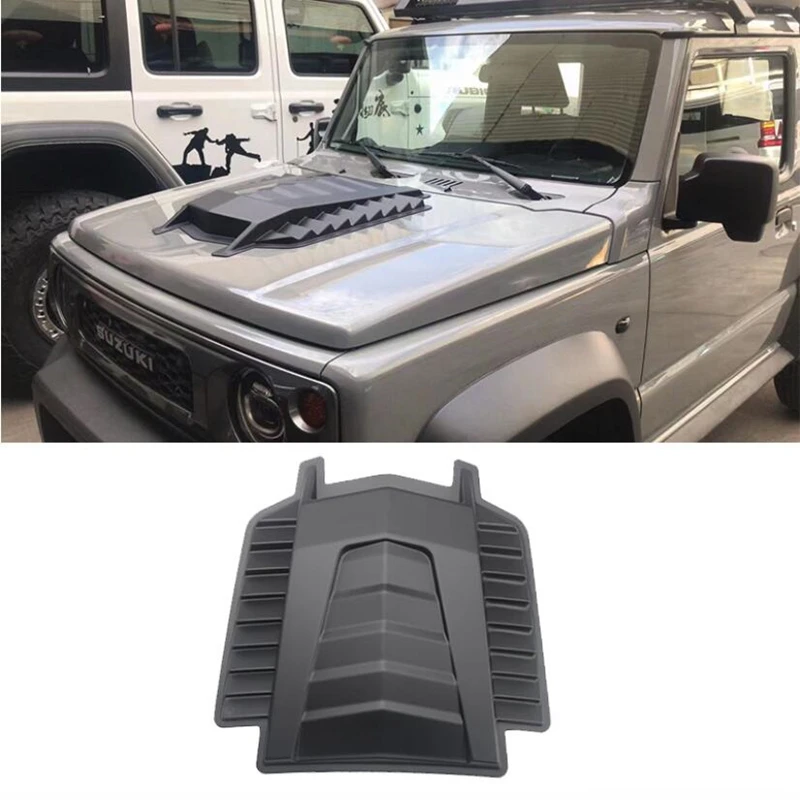 สำหรับ Suzuki Jimny JB64 JB74 2019 2020 2021 2022ด้านหน้าเครื่องยนต์ Hood Vent คุณภาพสูง ABS Mobil Hias อุปกรณ์เสริม