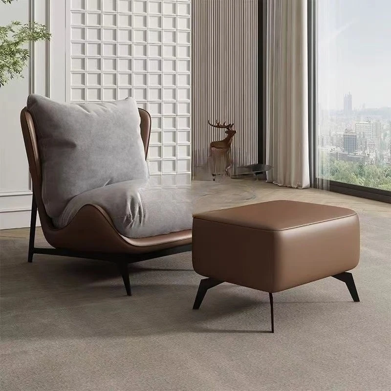 Living room lounge chair recliner can sit lazy sofa chair balcony bedroom simple single sofa chair