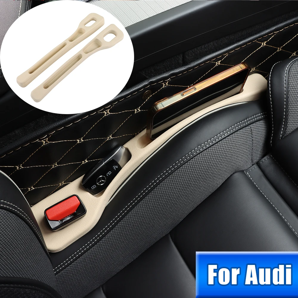 Car Seat Gap Filler Storage Box For Audi A1 A3 A4 A5 A6 A7 A8 S3 S4 S5 S6 S7 Q3 Q4 Q5 Q7 Q8 TT TTS Etron Quattro Accessories