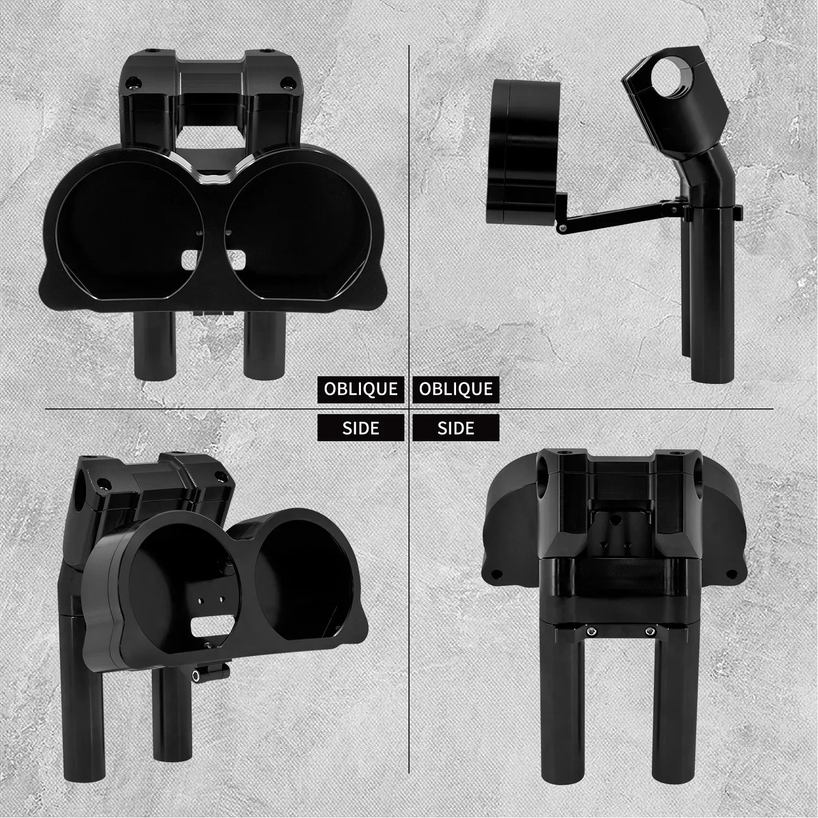 Motorcycle Handlebar Top Clamp Support Kit Instrument Handlebar Control Bracket For Harley Touring Road Glide FLTRX 2015-2023