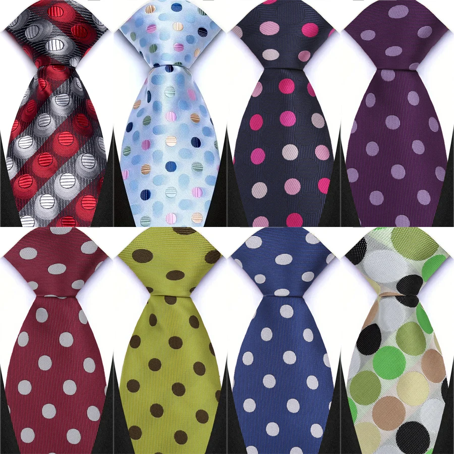 Vintage 8CM Krawatte Mode Mann Krawatte Polka Dots Hochzeit Krawatten Für Männer Krawatte Unisex Kleid Hemd Kragen krawatte Krawatte