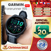 GARMIN Forerunner 165 music SmartWatch 43mm running GPS 1.2 Inch AMOLED Touch 25+ Sports Screen