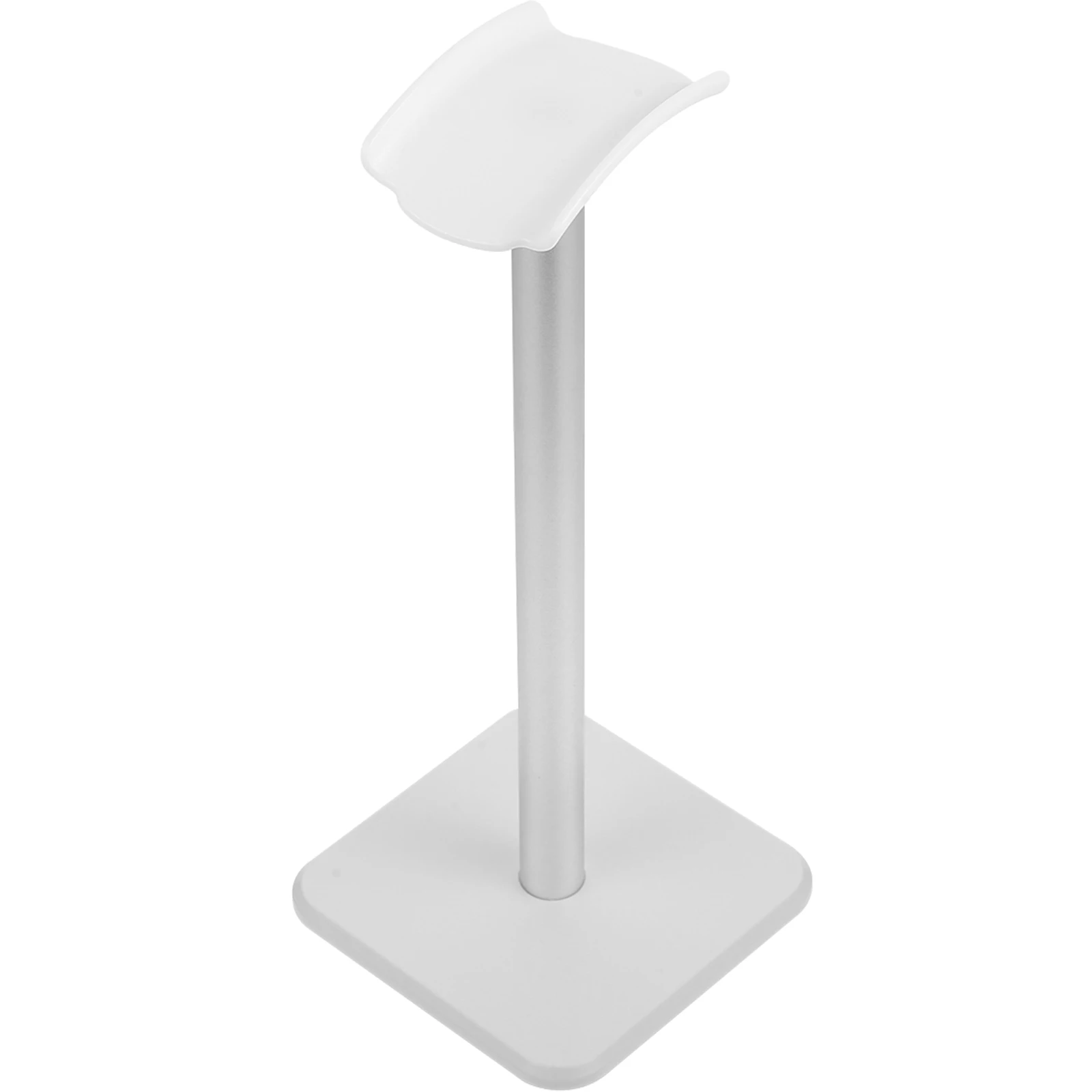 

Headphone Holder Desktop Tabletop Display Hanger Aluminum Stable White Weight Suitable All Detachable