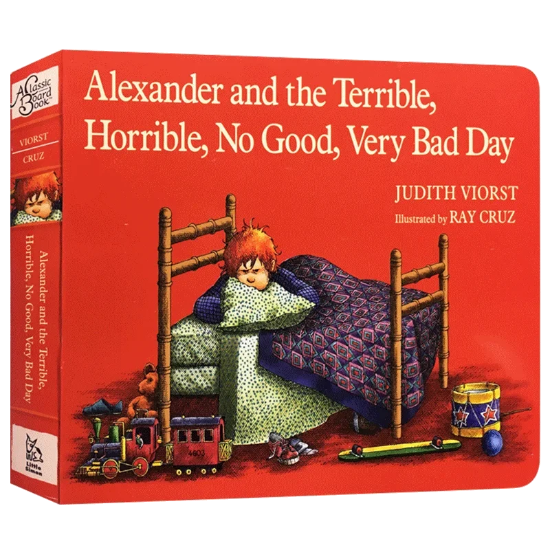 

Alexander and the Terrible Horrible No Good Very Bad Day, Baby Children's books aged 1 2 3, English picture book, 9781442498167