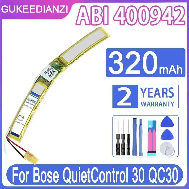 

320Mah Abi 400942 For Bose Quietcontrol 30 QC30 Wireless Headphones Battery Long-Lasting