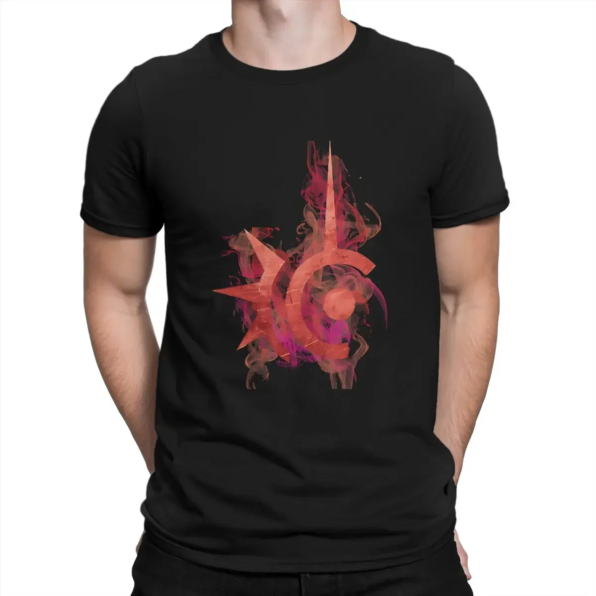 Final Fantasy Men's TShirt XIV Red Mage Fashion T Shirt  Hipster