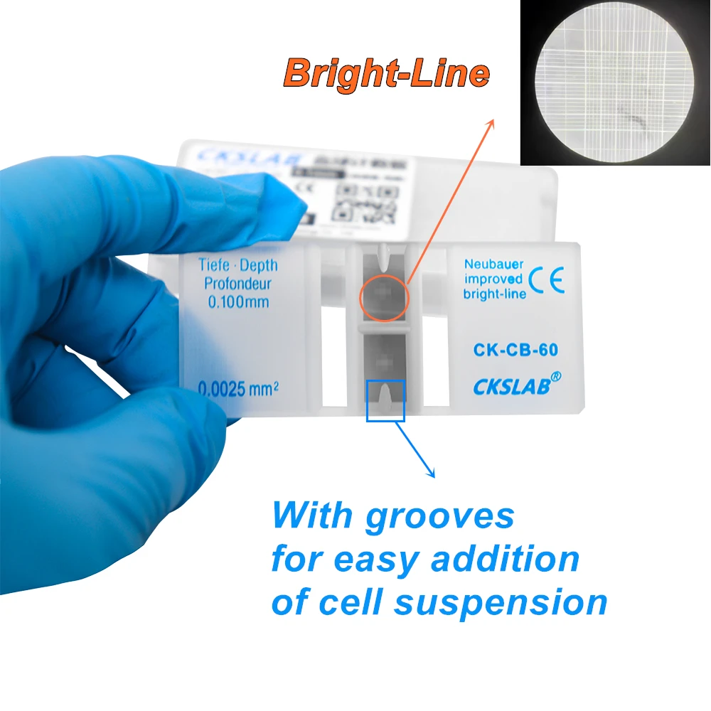 Tellen, kamer Neubauer-verbeterde Bright-Line