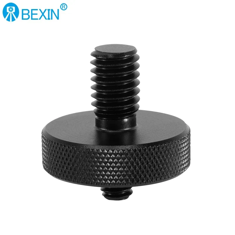 BEXIN 1/4 to 3/8 Conversion Screw Camera Tripod Head Monopod Conversion Screw Adapter Aluminum Alloy Mounting Screws Accessories