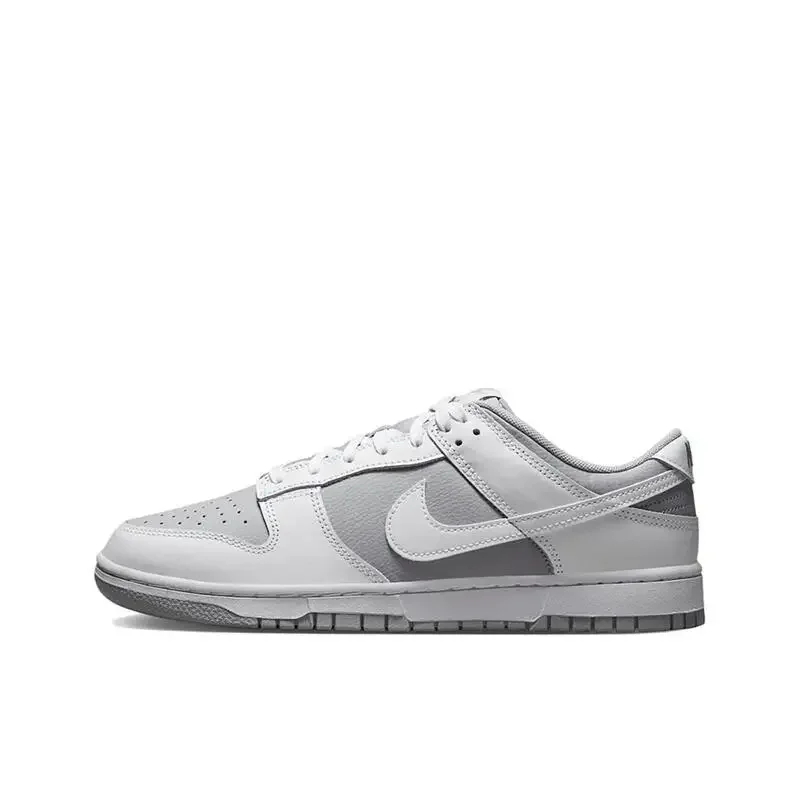 Nike Dunk Low Retro Pria Anti-Slip Shock-Absorbing Tahan Aus Nyaman Low-Top Sepatu Skateboard Sepatu DJ6188-003