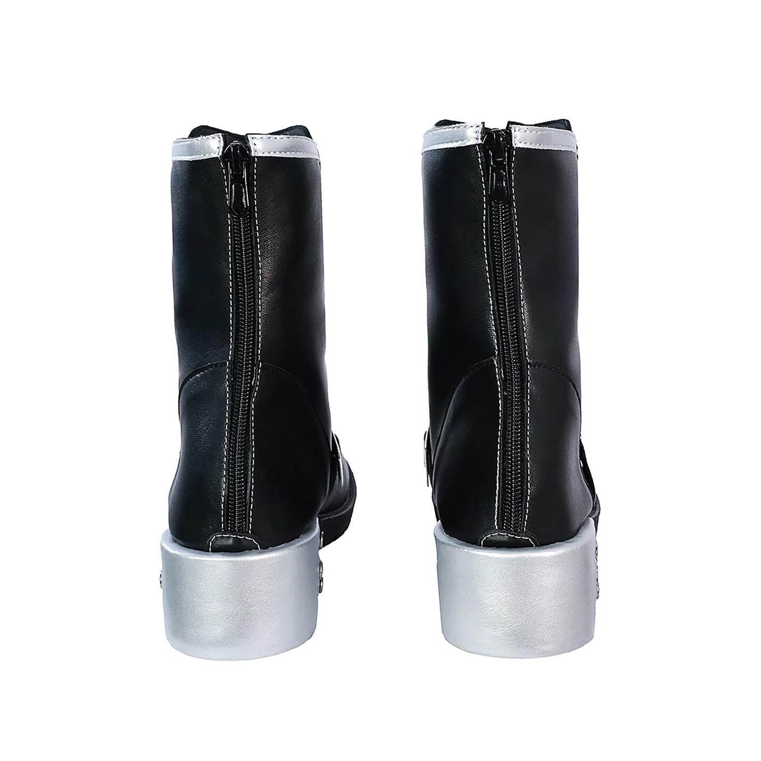 Kirito Cosplay Schoenen Anime Sword Art Online Kirigaya Kazuto Rollenspel Zwarte Kunstleren Laarzen Voor Mannen