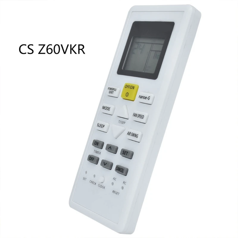 Air Conditioner Remote Control CS-Z60VKR For CZ-Z60VKR CU-Z20VKR AC Remote Controller Drop Shipping