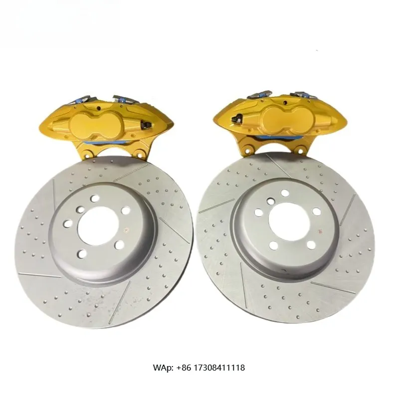 

With High-End Quality Big 4 Pot Brake Caliper Front Rear Kit Modified Upgrade Racing System for F30 3 Series 5 SERIES 2010