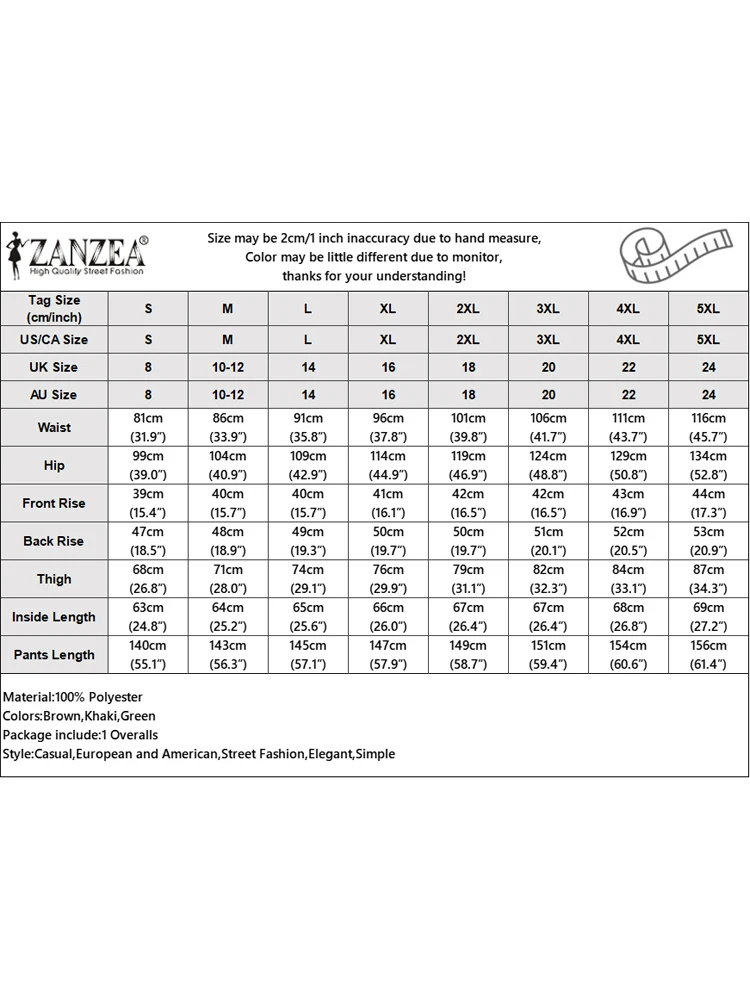 ZANZEA-monos con estampado de leopardo para mujer, monos informales con bolsillos, pantalones de pierna ancha, ropa informal suelta, peleles largos, 2025