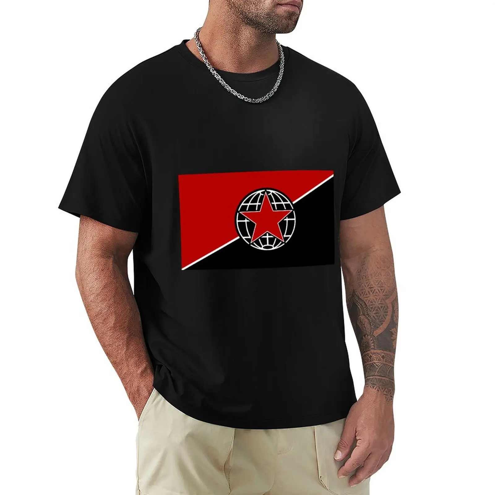 Combined Syndicates Flag T-Shirt Stain Resistant Casual Tee