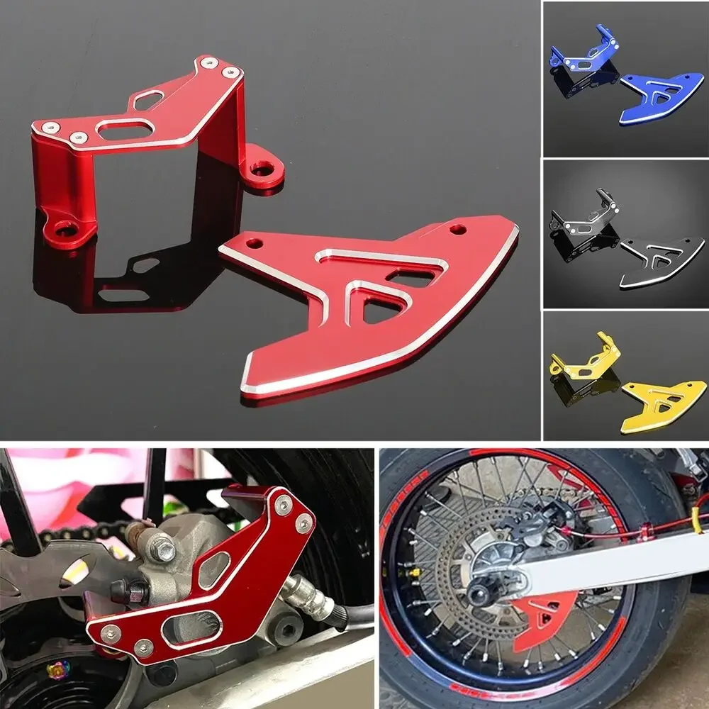 3D Rear Brake Caliper Disc Guard Cover For SUZUKI RM 125 250 2005-2008  RMZ 250 2007-2022  RMZ 450 2005-2022 RMX 450Z 2010-2019