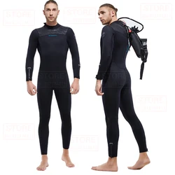 5MM Wetsuit Men Premium Neoprene Diving Suit for Deep Scuba Diving Snorkeling Thickened Warm Wetsuit Swimming Kayaking Surf Suit