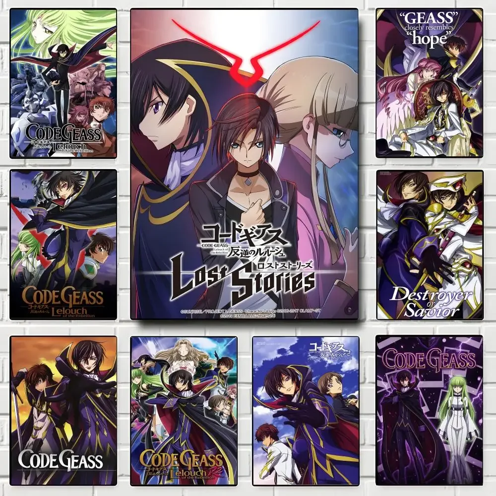Anime C-Code Geass L-Lelouch  Poster  Poster Print Wall Art Pictures Canvas Painting Living Room Bedroom Home Decor