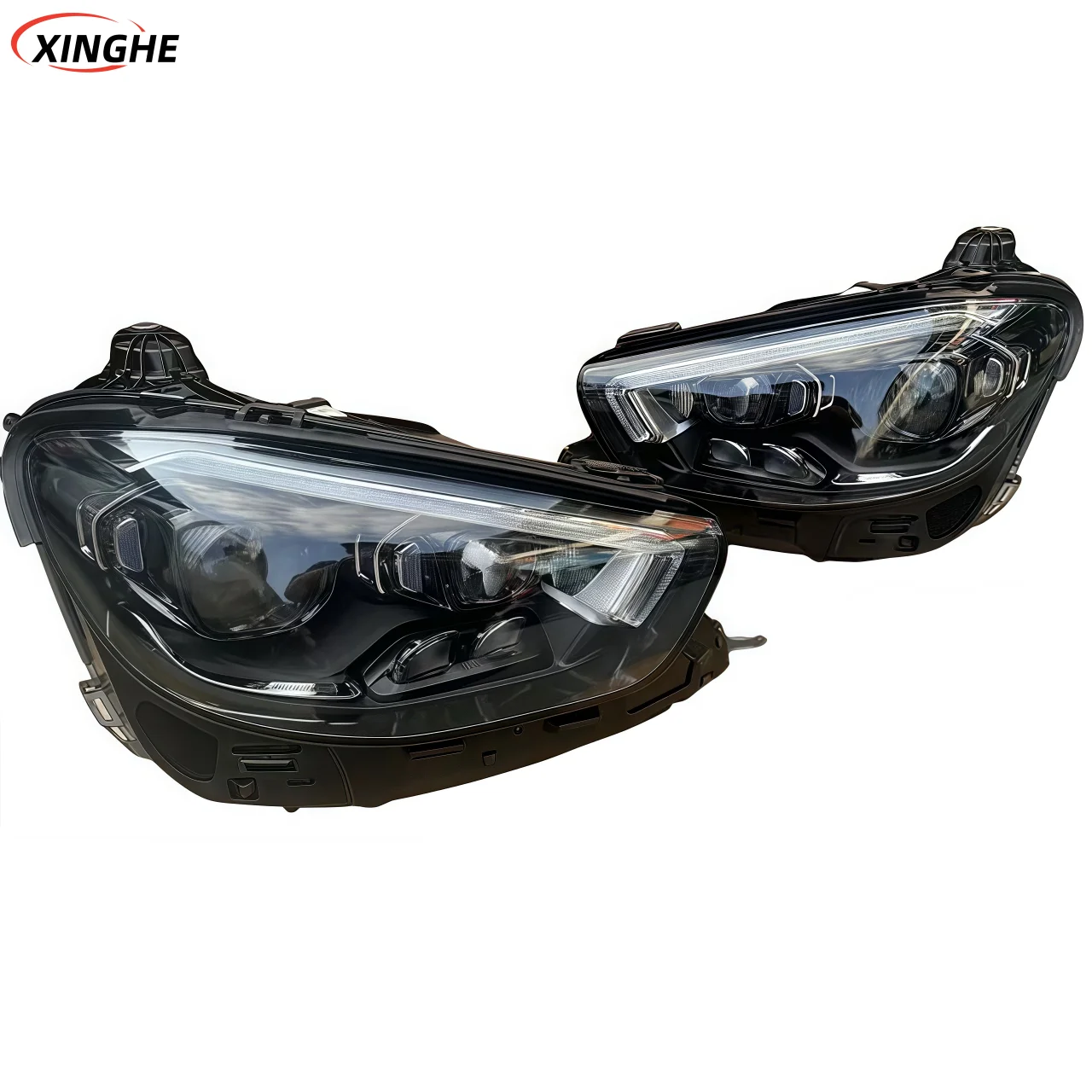 For 21-23E class W213 headlights E200L E180L E260L E300L E350L daytime running lights LED car lighting system