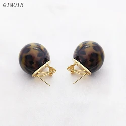 Leopard Print Ball Post Earrings For Women Fashion Jewelry Timeless Classic New Styles Hot Selling Items Holiday Gifts C1789