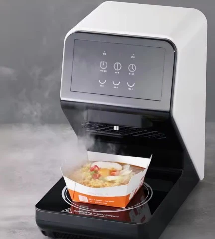 LAZO Compact Korean Ramen Induction Cooker | One-Touch Electric Noodle Maker for Hotels, Offices, and Self-Service Kitchens