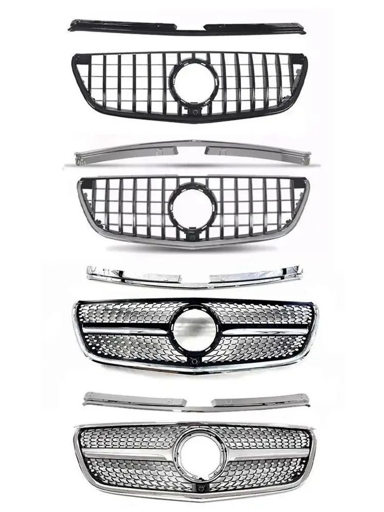 2015-2023 Diamond front grille bumper,suitable for Mercedes Benz Vito V W447,similar to V250 V300 V260 tuning body kit