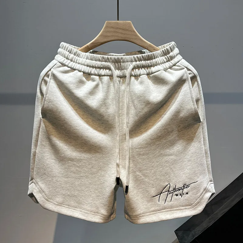 Summer Large Size Trendy Brand Fashion Loose Sports Shorts Men's Drawstring Extra Large Casual Pants Five-Quarter Length