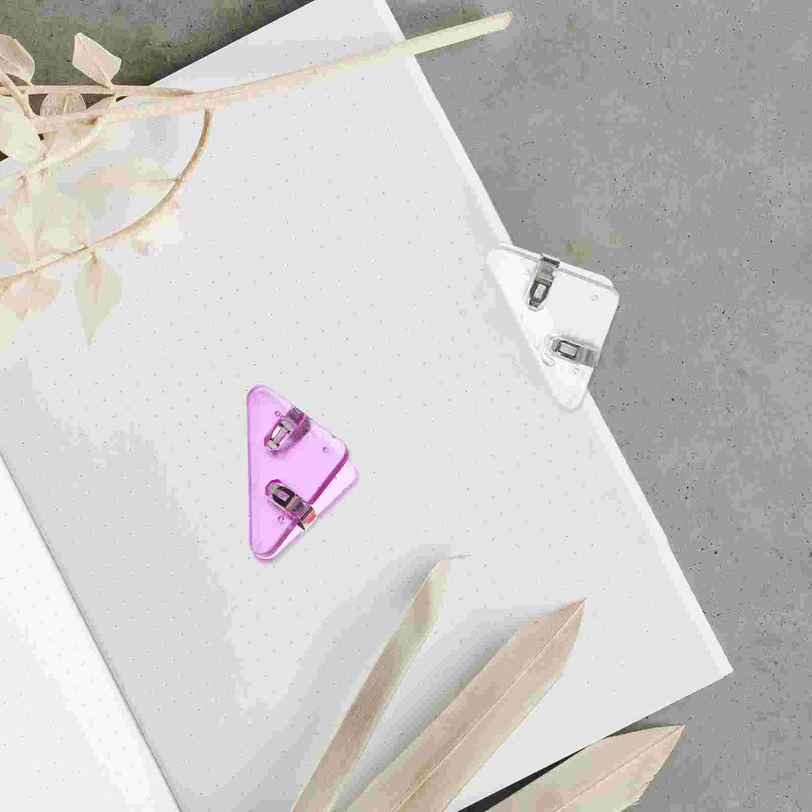 10 Pcs Binders Stationery Storage Clip Multi-function Picture Clamps Folder Office Paper Clips