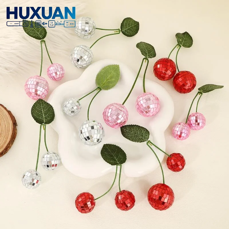 Birthday Party Decor Balls Unique Cherry Disco Balls Mirror Glass For Home Party Decor