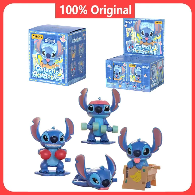 

52toys Stitch Interstellar Ace Clockwork Movable Blind Box Figure Anime Toy Kawaii Lilo & Stitch Blind Box Toy Kid Birthday Gift