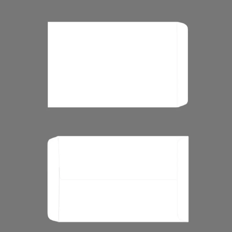 20 قطعة مغلف ورقي أبيض كلاسيكي فارغ مكتب مغلفات حروف مدرسية