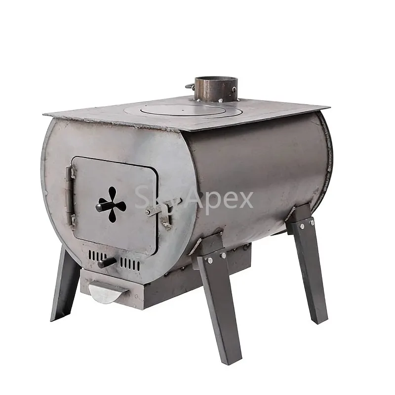 

Portable Stainless Steel Wood Burning Stove Outdoor Hiking Camping Tours Windproof Foldable High Heat Resistant Camp Stove