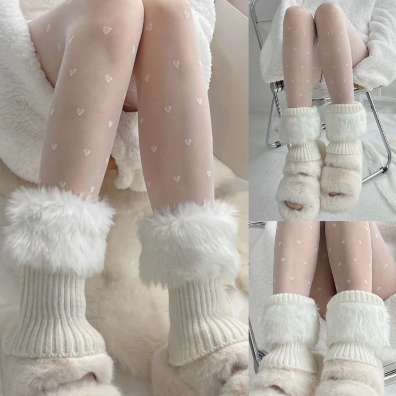 Women's Foot Cover Leg Socks Winter Knee High Crochet Leg Warmers Ankle Warmers Drop Shipping