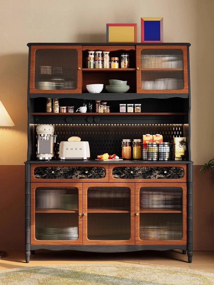 خزانة حائط من الخشب الصلب لغرفة المعيشة المنزلية