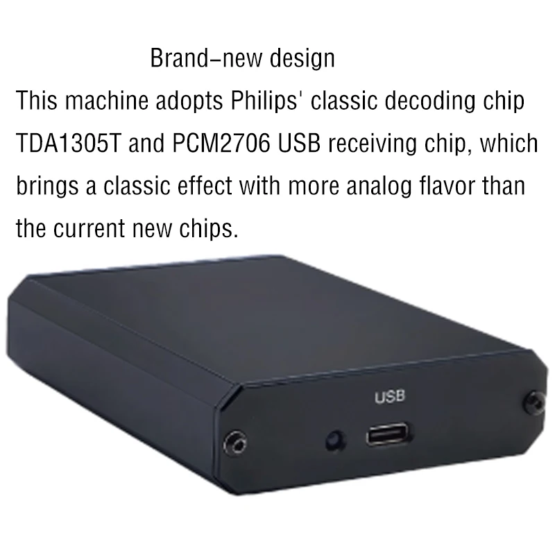AIYIMA SMSL TDA1305T USB Decoding Headphone amplifier  PCM2706 USB Chip Mobile OTG Headphone Amp Audio