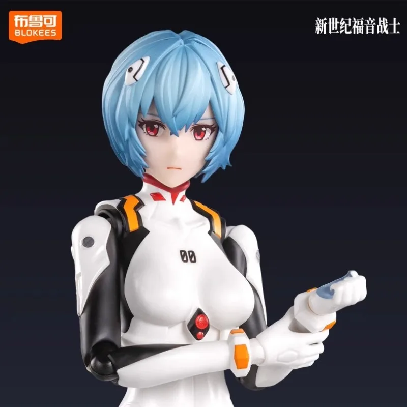 Brock Building Blocks Evangelical Warriors in The New Century EVA Miracle Version of Lingbo Zero Combat Suit  Models Gifts