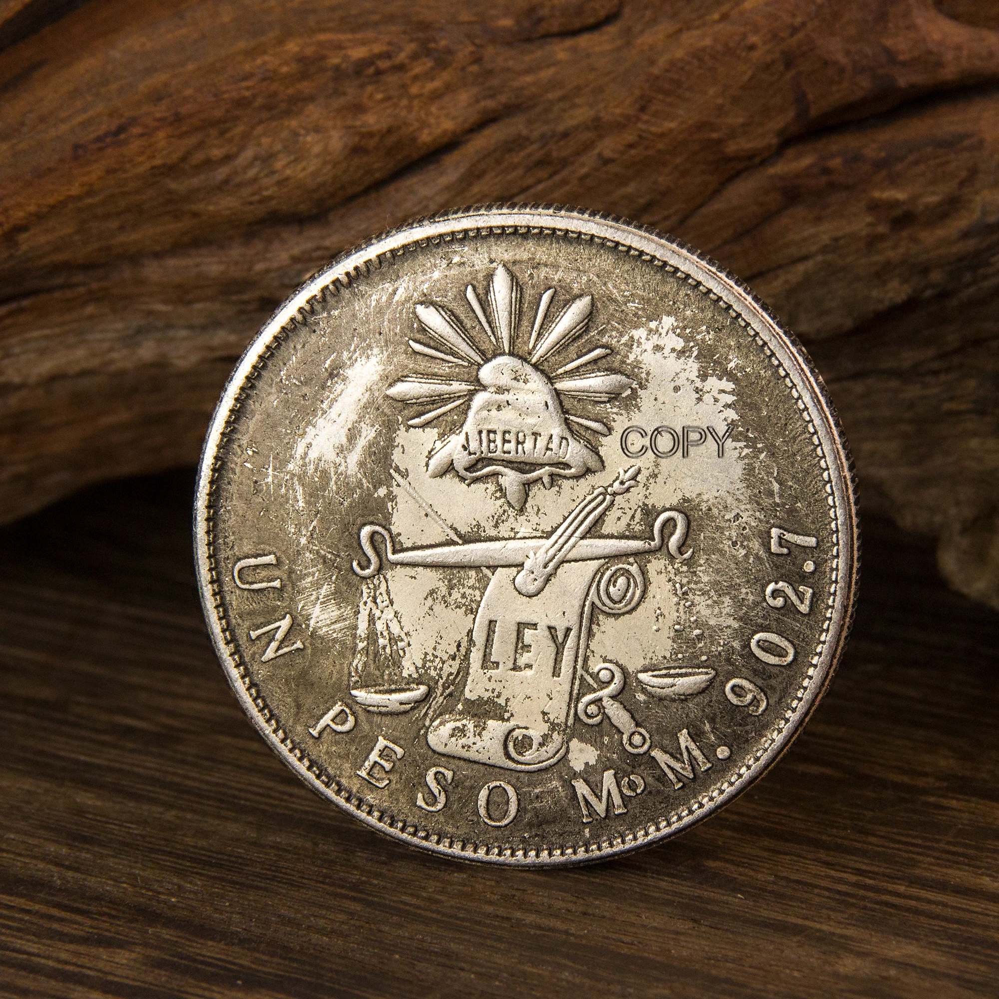 

1872 Mexican Silver Dollar 1 Peso Ancient Coin for Coin Magic Tricks Dollar Prop Balance Home Decor Collectible Euro Coins