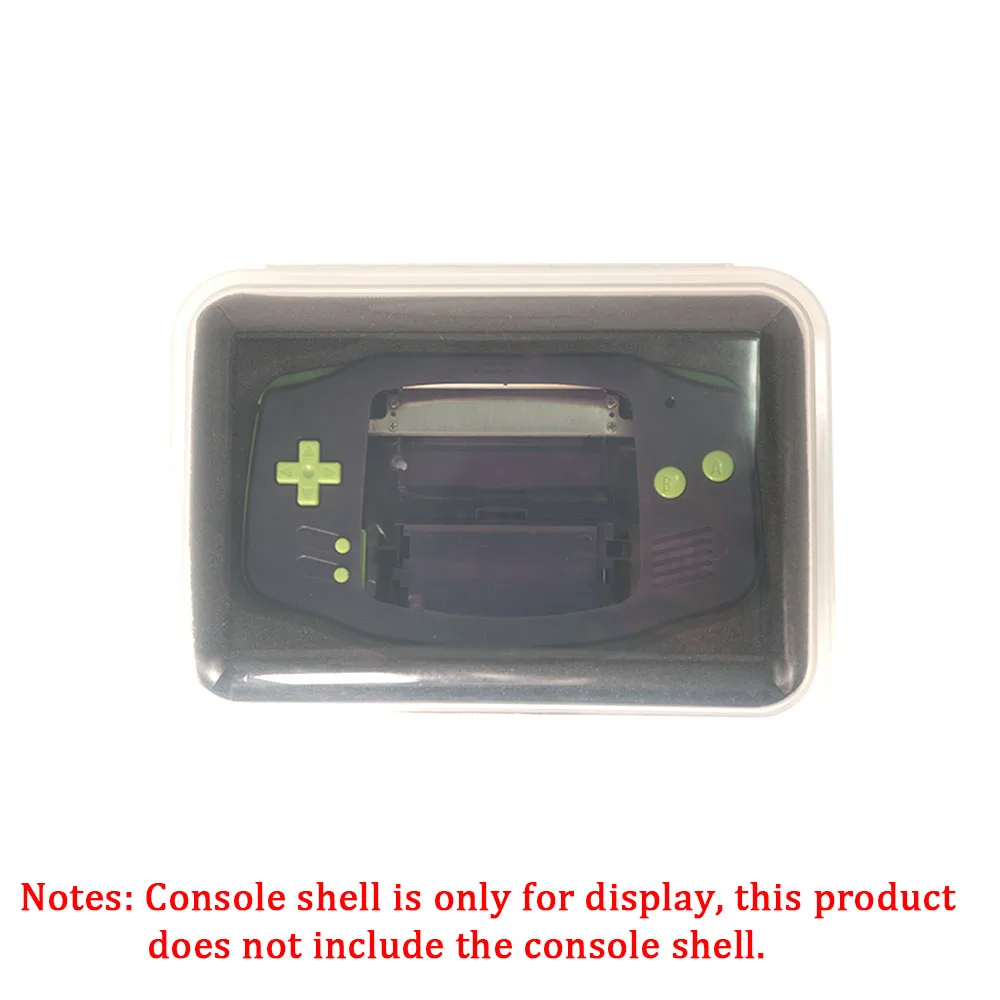 حافظة تخزين شفافة لـ GBA ، صندوق حماية ، وسادة إسفنجية مدمجة مخصصة لتقدم GameBoy ، صندوق تخزين وحدة التحكم في الألعاب