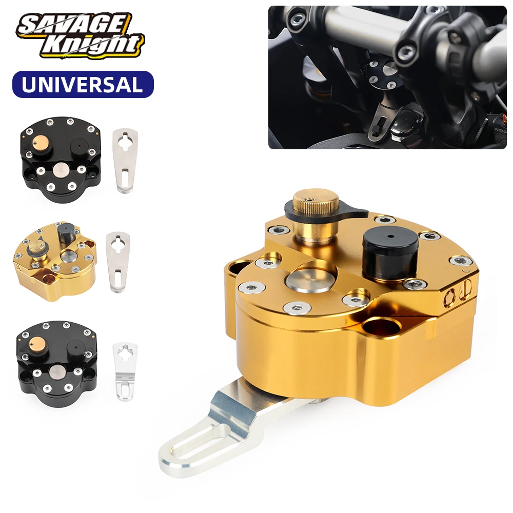 

Motorcycle Steering Damper Stabilizer Safety Reversed Control For Yamaha Suzuki Honda BMW Kawasaki CFMOTO Husqvarna Voge Aprilia