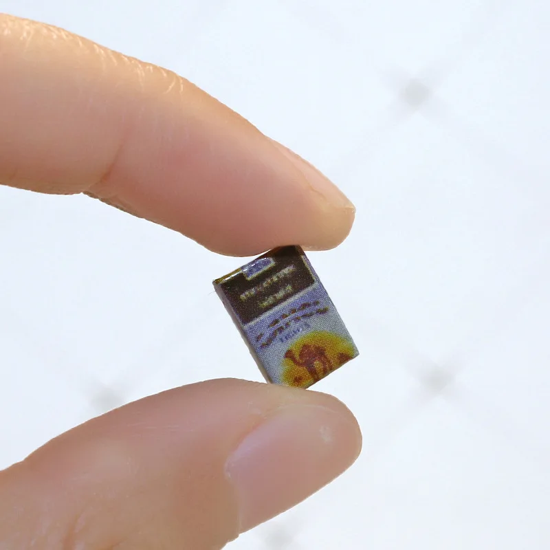 Zigarettenetui Mini Zigarrenetui Puppenhaus Fotografie Requisiten Heimdekoration Puppenhaus Zubehör Miniaturartikel BJD Puppenspielzeug