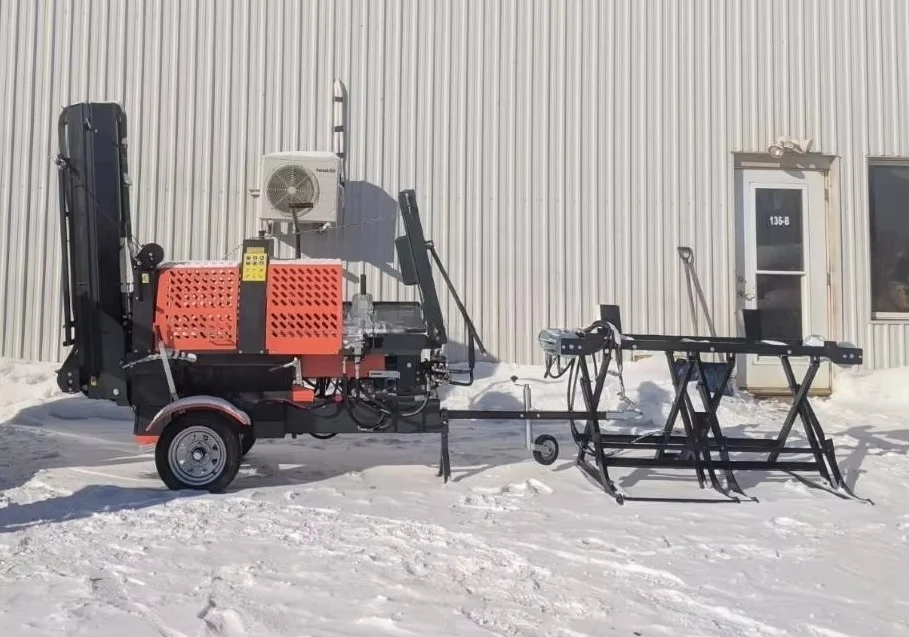 YG High Efficiency Wood Splitter 8t/h Capacity 15W Power 220V Electric Wood Splitter Easy to Operate