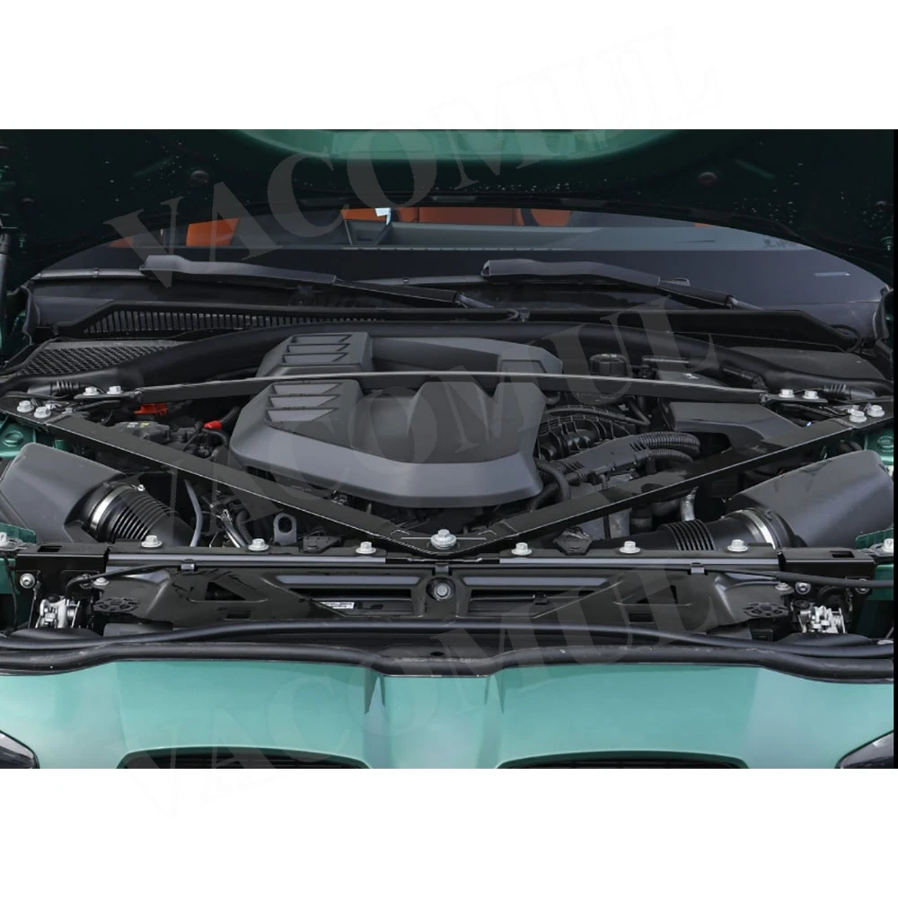 

For BMW M2 M3 M4 G87 G80 G81 G82 G83 2021+ Dry Carbon Fiber Inner Engine Hood Cover Trim Engine Bonnet Protector Body Kits
