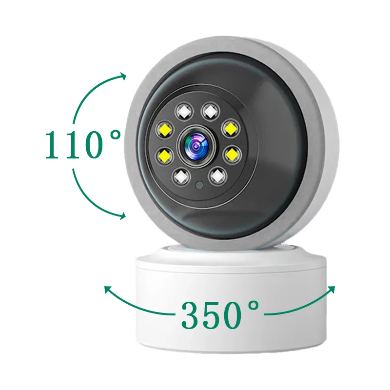 2.4G WiFi HD Indoor Smart Camera &PTZ App Remote View ​​Night Vision ​​2 Way Audio