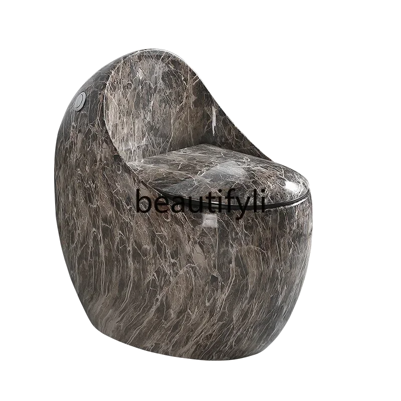 

B61 zxzNew toilet household color small apartment toilet pumping siphon personalized creativity