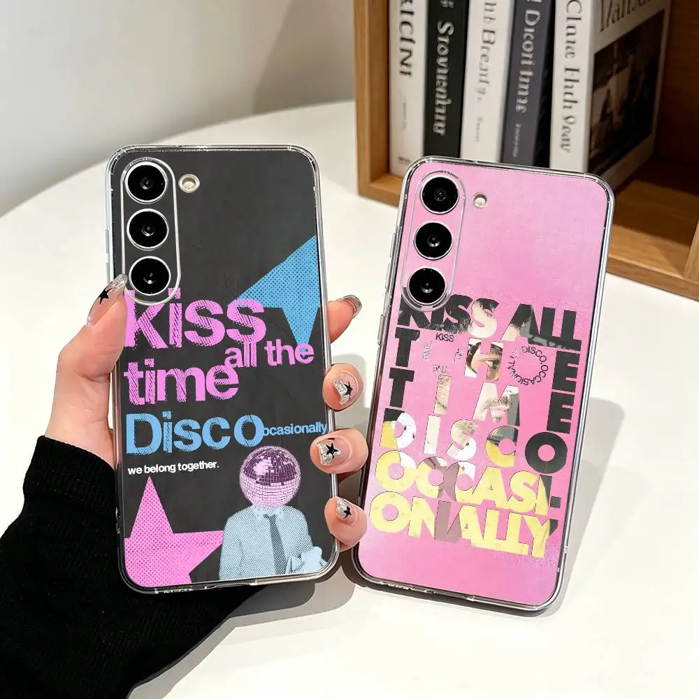 KISSCO H-Harry Style-S   Clear Soft Silicone Phone Case for Samsung Galaxy A71, A70, A30，A52, A51, A40,