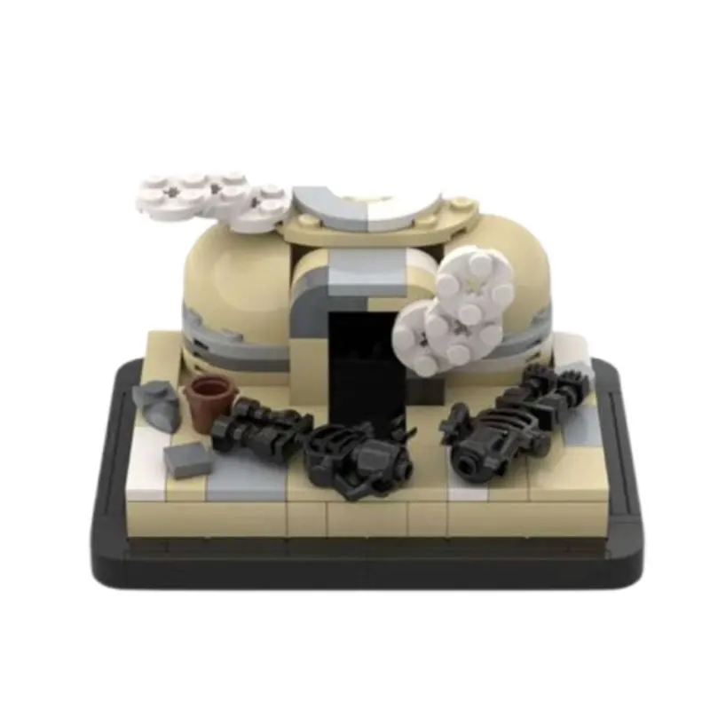 

Строительные блоки для сборки мелких частиц MOC-47158 121 шт., строительная игрушка, трехмерная модель, подарок-головоломка для мальчика, украшения «сделай сам»