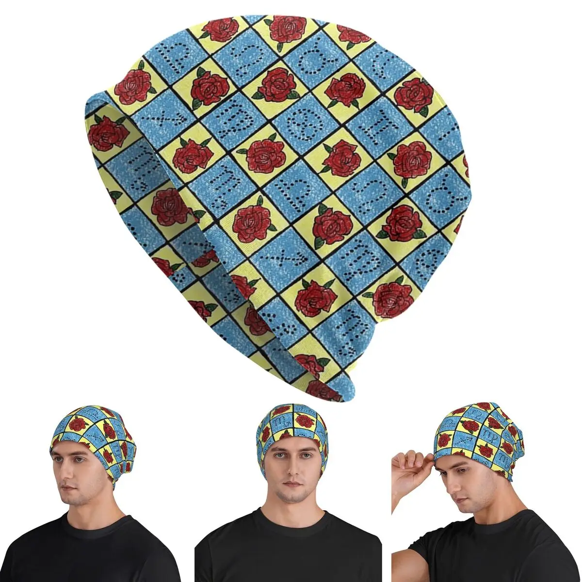 9 Of Swords Tarot Blanket By Tarotista Warm Knitted Cap Fashion Bonnet Hat Autumn Winter Beanies Hats for Men Women Adult