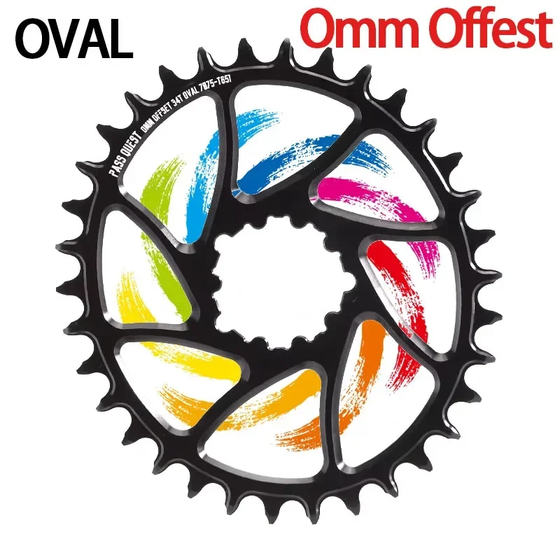 

PASS QUEST Звездочка с прямым креплением, овальная, узкая, с широкими зубьями, звездочка 30t 36 36t для Sram Eagle XX1 X1 X01 XO X9 NX SX, велосипедный лоток