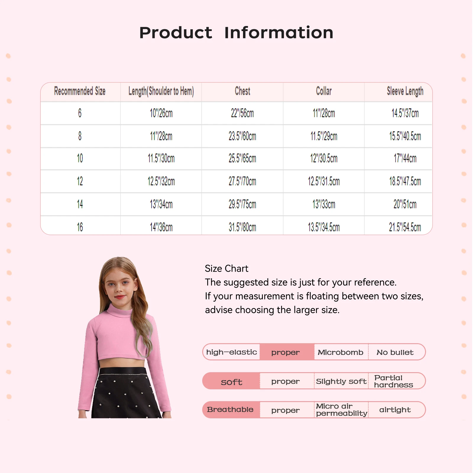 Enfants filles Ballet danse haut court à manches longues T-shirt gymnastique entraînement Performance vêtements Hip-hop Fitness Dancewear Streetwear